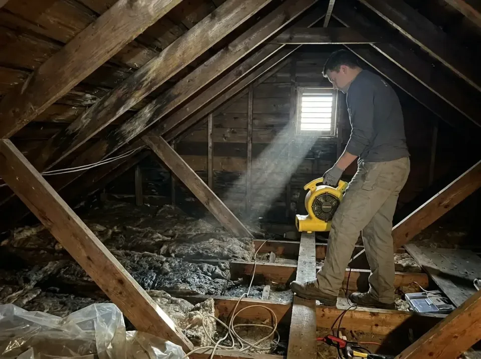 attic-water-damage-drying-proc-007 — frequently asked questions, Emergency Water Extraction & 24/7 Flood Response in Munhall…